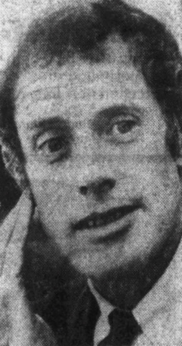 A grainy newspaper portrait tied to the 1969 Solar Ranch case near Vidal.
